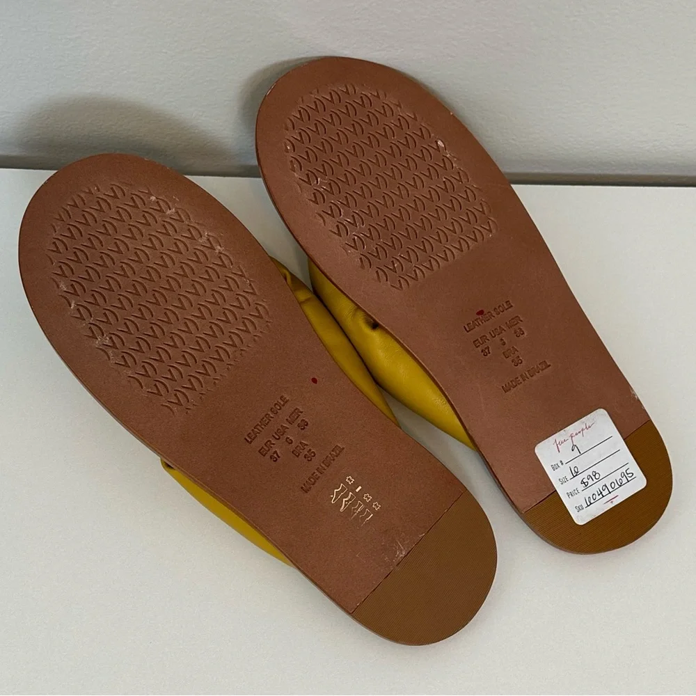 NEW Free People Vicenza Puffy Padded Thong Sandals Summer Boho Beach 6 - Picture 14 of 14